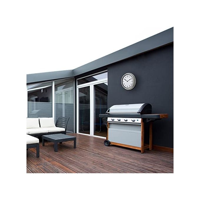 TFA Dostmann 60.3067.02 Outdoor Orologio da Parete in Metallo