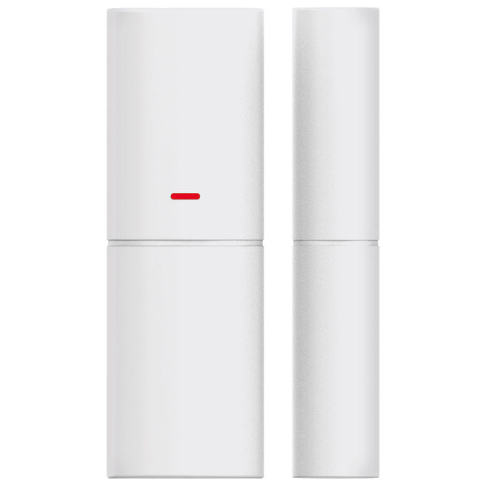 Beghelli 60050 Sensore di Apertura Wireless per Sistema Allarme DOM-E Beghelli Tecnologia LoRa Portata 300 m Batteria CR123A inclusa colore Bianco