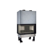 La Nordica L6018820 Monoblocco 800 Angolo SX Inserto a Legna 10 kW Classe A+ 287 m³ 80,9% colore Nero
