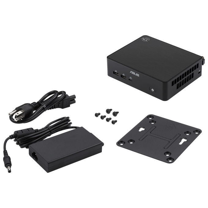 Asus 90AR00W2-M000D0 NUC 16 Pro Mini PC Barebone Intel Core Ultra 7 366H RAM fino a 128 GB SSD M.2 PCIe Wi-Fi 7 Bluetooth 6.0 Thunderbolt 4 colore Nero