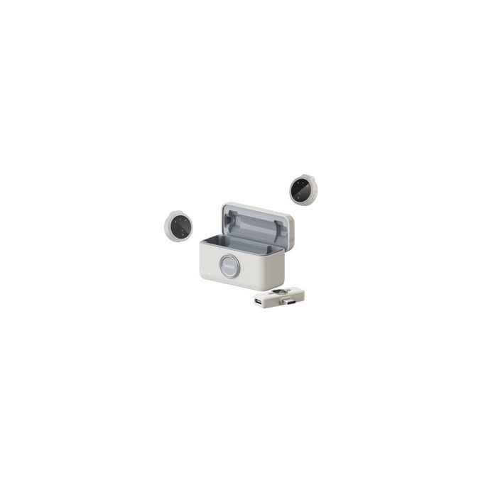Belkin CTA003HQSA Microfono senza fili Belkin Stage Dual Hi-Fi 24 bit-48 kHz riduzione rumore fino a 36 ore autonomia con custodia ricarica colore Nero