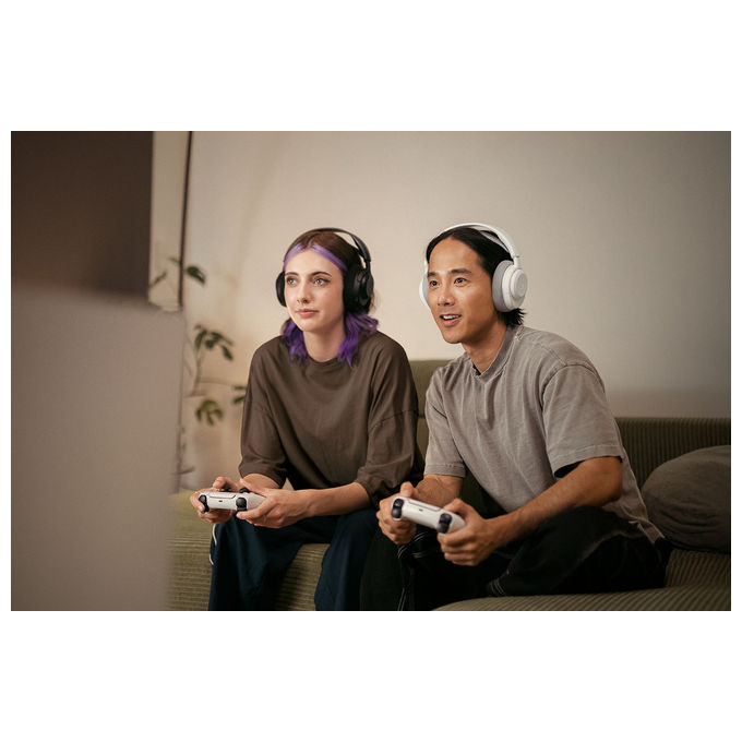 Steelseries 61687 Arctis Nova 3P Auricolare Wireless 2,4 GHz Bluetooth 5,3 Microfono Staccabile 40 h Autonomia colore Bianco