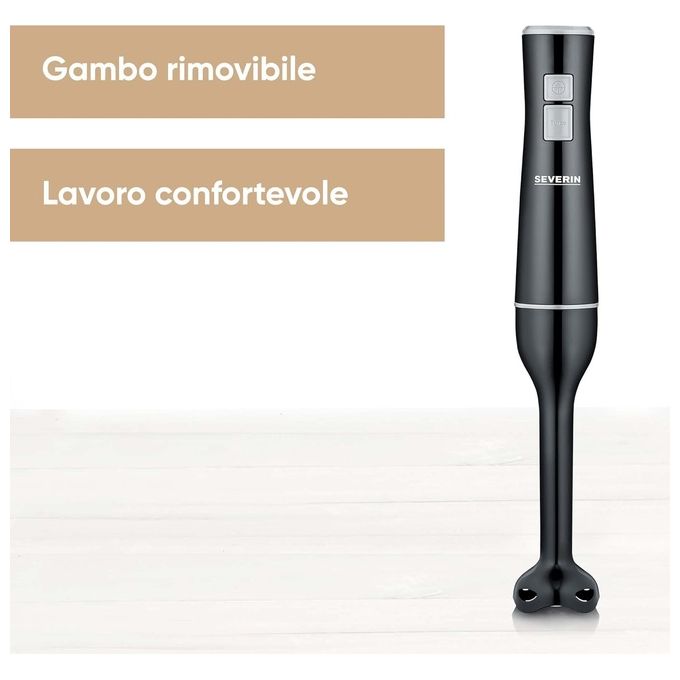 Severin SM3770 - Frullatore a Immersione 170 W Nero e Grigio