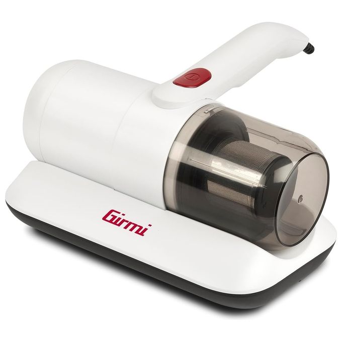 Girmi AP2501 Vibra-Clean Battimaterassi 300W 12 kPa Lampada UV Doppio Filtro HEPA Metallo Cuscinetti VibraWave colore Bianco