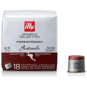 Illy 7117 Capsule Caffe' Iperespresso Arabica Selection Guatemala 18 Capsule 100% Arabica Note di Cioccolato