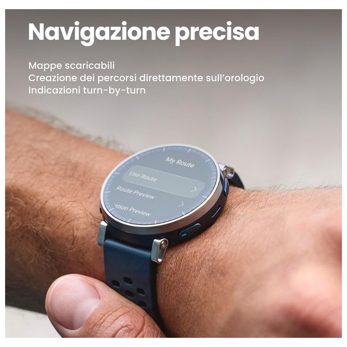 Amazfit W2558GL1N Active 3 Smartwatch AMOLED 1.32'' Vetro Zaffiro GPS NFC Bluetooth 5.3 12 giorni colore Oro