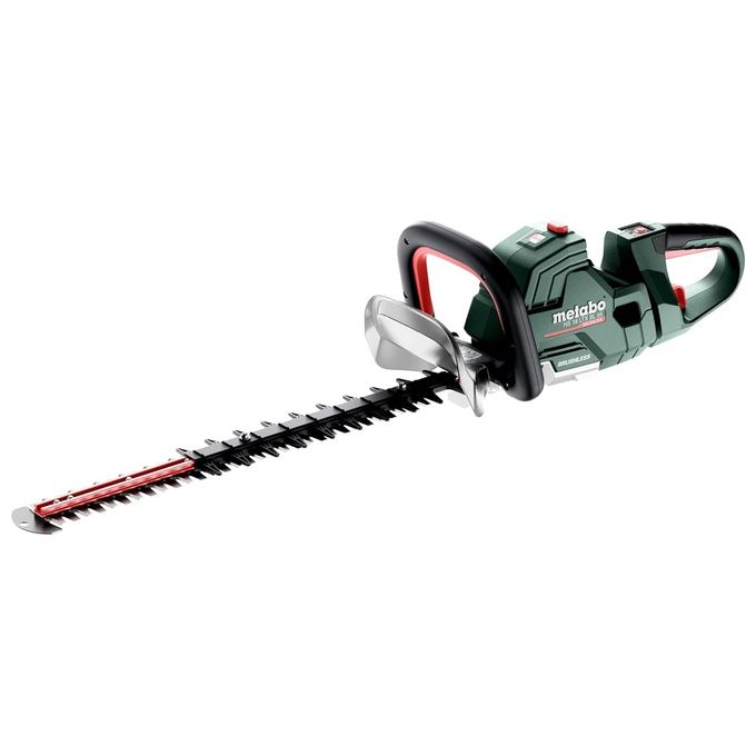 Metabo 601722850 HS 18 LTX BL Tagliasiepi a batteria motore brushless impugnatura girevole 55 cm lama colore Nero