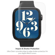 Zagg Proteggi Schermo HD Clear Protect per Smartwatch Accessorio Compatto per Apple Watch con Massima Trasparenza e Resistenza ai Graffi