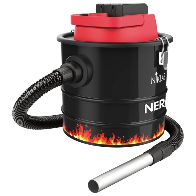 Niklas FRASCHE-355331 Batteria per Aspiracenere Nerone Cordless 18 Volt Litio 10 lt colore Nero