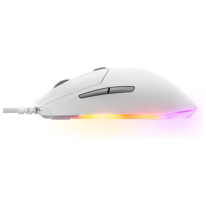 Steelseries Rival 3, Mouse Gaming Ottico Ambidestro Usb, Bianco