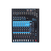 OQAN 625811 Q MIXER SERIES Mixer a 12 canali 6 ingressi microfono XLR 7 ingressi di linea USB Bluetooth colore Nero