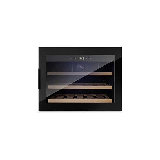 Caso 627 WineSafe 18 EB Cantinetta Vino Incasso 18 Bottiglie Compressore Classe G 38 dB Sensor Touch colore Nero