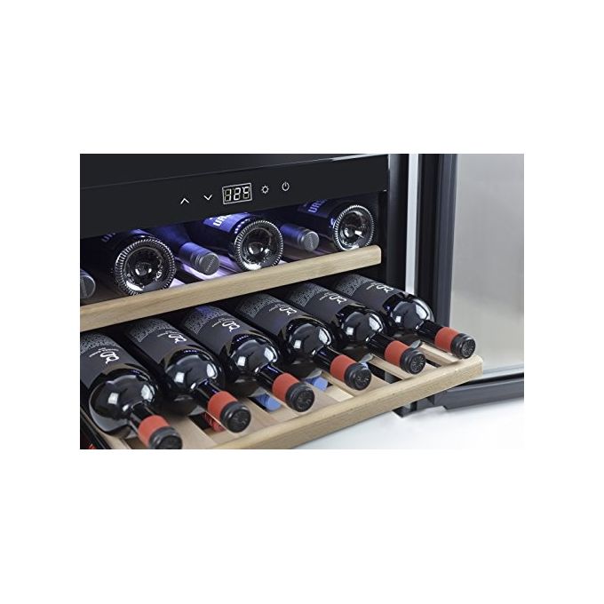 Caso 627 WineSafe 18 EB Cantinetta Vino Incasso 18 Bottiglie Compressore Classe G 38 dB Sensor Touch colore Nero