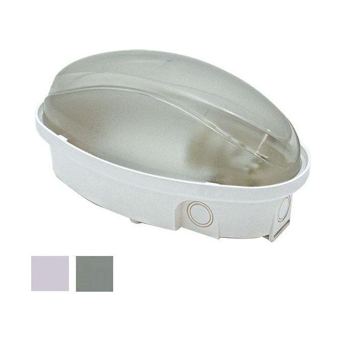 Fme Plafoniera Ovale Grigia 62722 fme