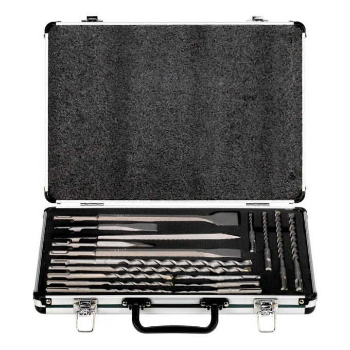 Metabo 628414000 SDS-plus Serie di Punte-Scalpelli SP 17 pz Tipo SDS-plus Diametro 5 mm Lunghezza 110 mm Adatto per Martello Perforatore Colore Acciaio inox