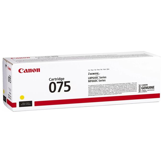 Canon 6362C002 075 Toner Originale Resa 1300 pagine Colore Giallo
