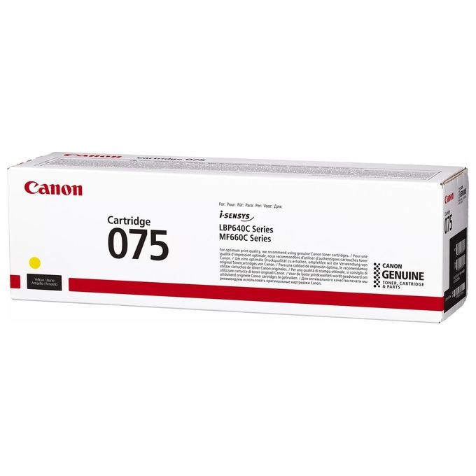 Canon 6362C002 075 Toner Originale Resa 1300 pagine Colore Giallo