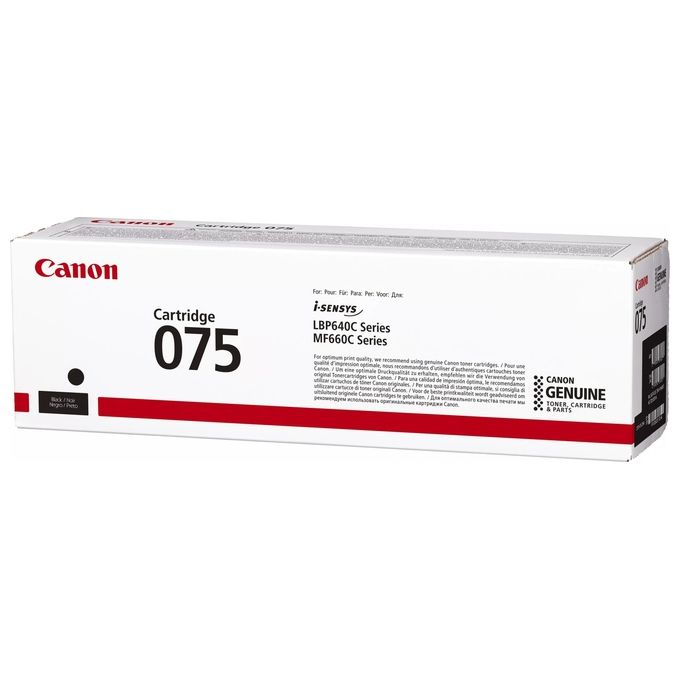 Canon 6365C002 075 Toner Originale Nero Resa 1400 pagine colore Nero