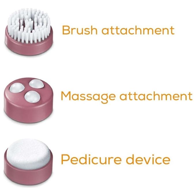 Beurer FB 35 Idromassaggiatore Plantare Pediluvio 140 W Aromaterapia Luci Infrarossi 3 Accessori Pedicure colore Bianco Rosso