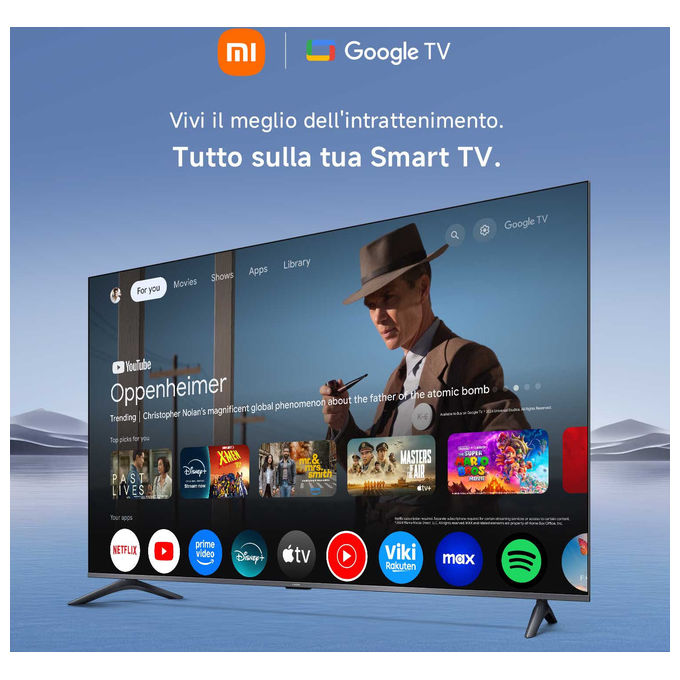Xiaomi Tv A Pro 55'' 4K Ultra HD Smart Tv Grigio