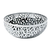 Alessi MSA04-21 Cactus! Fruttiera in Acciaio Inox traforata diametro 21 cm colore Acciaio Lucido