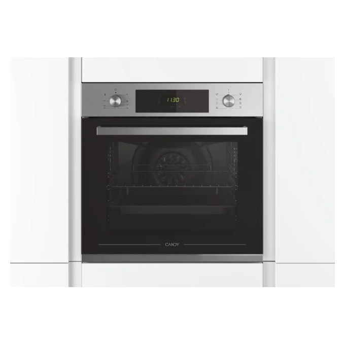Candy FCT615X-1 Smart Steam Forno da incasso Elettrico Ventilato 70 L Classe A Vapore Grill 8 Programmi (59x56x56 cm) colore Acciaio Inox