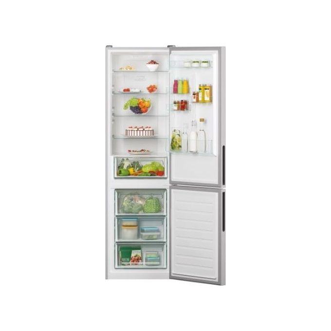 Candy CCE4T620DX Frigorifero Combinato 377 L 200 cm Classe D 38 dB No Frost Wi-Fi colore Argento