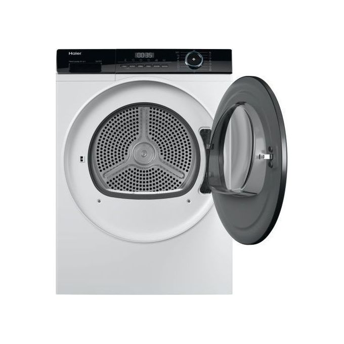 Haier HD90-A3939 I-Pro Serie 3 Asciugatrice Pompa di Calore 9 Kg Classe C Inverter 15 Programmi (85x60x67 cm) colore Bianco