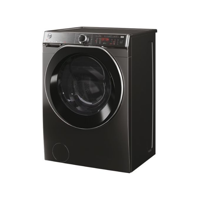 Hoover H5WPB447AMBCB8-S H-Wash 550 Lavatrice Carica Frontale 7 Kg 1400 rpm Classe A Inverter Vapore Wi-Fi (85x60x45 cm) colore Nero