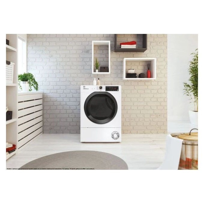 Hoover NDEH11A2TCBEXS-S H-DRY 500 Asciugatrice Pompa di Calore 11 Kg Classe E Wi-Fi Inverter (85x60x61 cm) colore Bianco