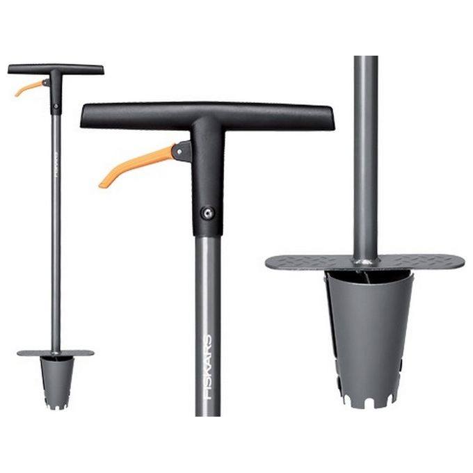 Fiskars 1057078 Ergo Piantabulbi Manico Lungo 100 cm 1.95 Kg colore Nero