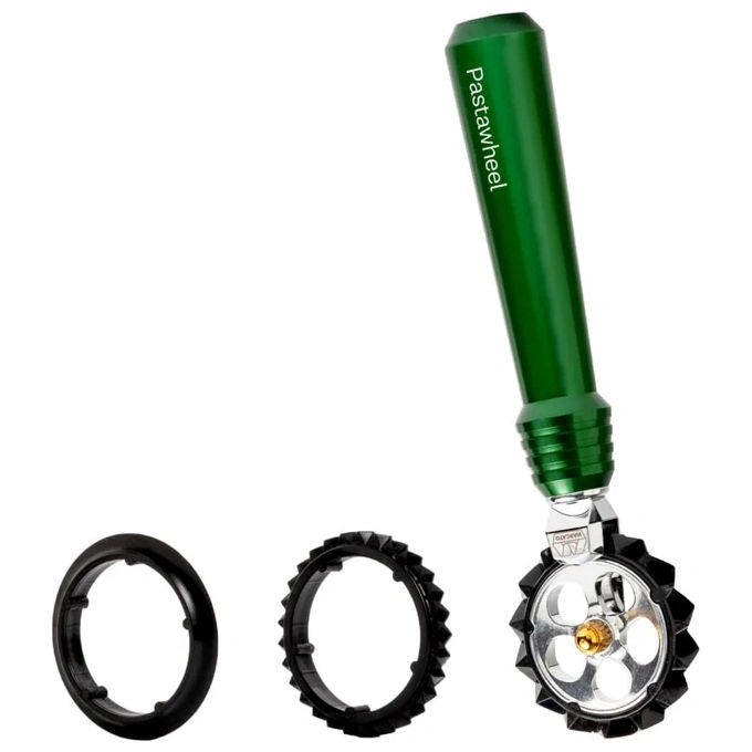 Marcato PW-VER Pastawheel Rotella Tagliapasta con 3 Rotelle Intercambiabili colore Verde