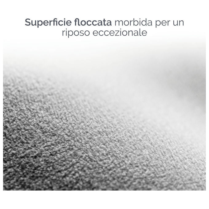Intex 64460ND SilkyBed Materasso Gonfiabile Matrimoniale con Testiera Pompa Elettrica Integrata 229x152x79 cm Portata 272 Kg colore Grigio chiaro e Blu
