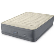 Intex 64926ND DuraBeam PremAire II Materasso Gonfiabile Matrimoniale Fiber-Tech 152x203x46 cm Pompa Integrata Porta USB 272 Kg colore Grigio