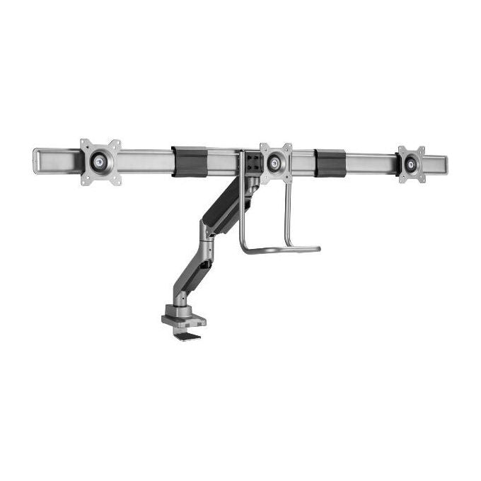 Equip 650162 Supporto da scrivania per tre monitor 17''-32'' 6 Kg VESA 75x75 100x100 colore Nero