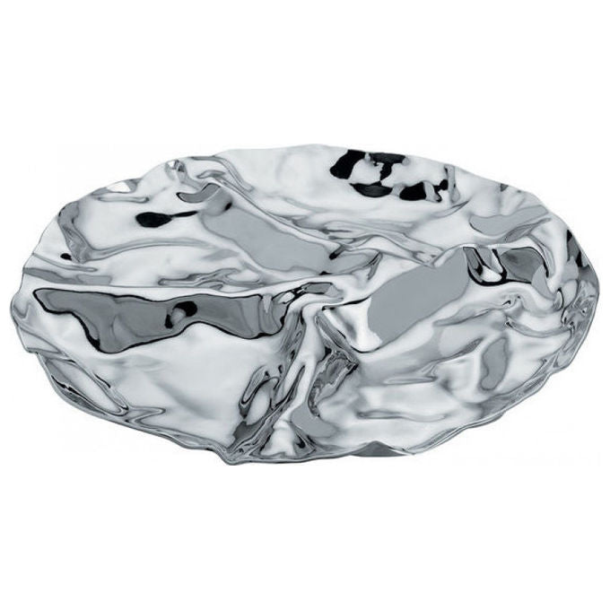 Alessi LC14 Pepa Antipastiera a 4 scomparti in Acciaio Inossidabile 18-10 Diametro 32.3 cm Altezza 4 cm colore Acciaio