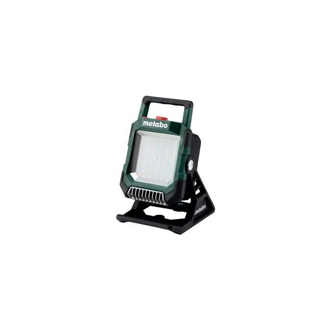 Metabo BSA 18 LED 4000 Faro da cantiere 4000 lm IP54 funzione dimmer e USB 270° angolo di rotazione batteria 18 V CAS colore Verde