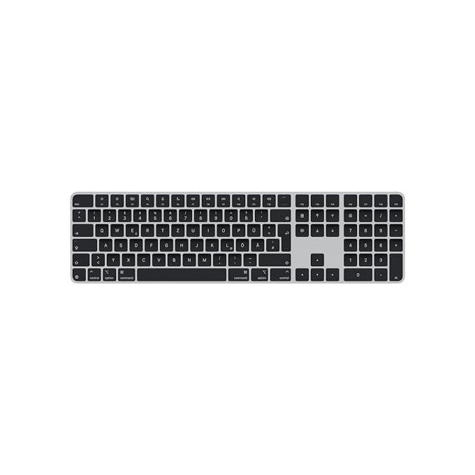 Apple 0195949655401 Magic Keyboard con Touch ID e tastierino numerico USB-C Bluetooth QWERTZ per Mac con chip Apple colore Nero