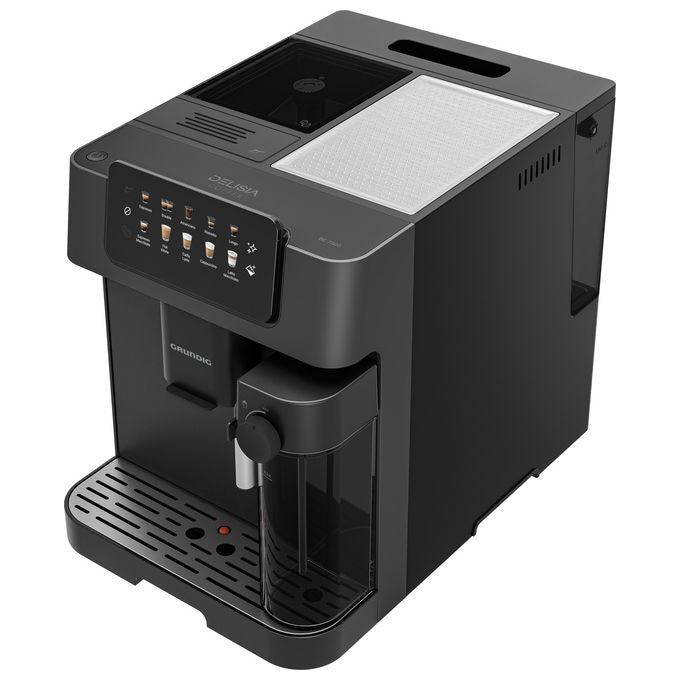 Grundig GMS6080 KVA 7230 Macchina da caffe' Automatica 2 L 19 bar 1350 W Macinino Integrato e Montalatte colore Nero Argento