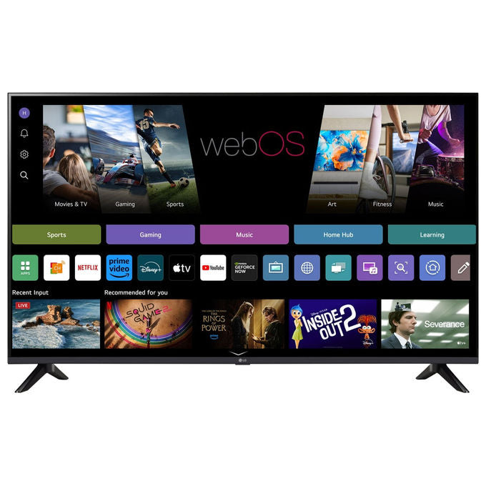 LG tv led 65 pollici 65UA73003LA, 4K Ultra HD, smart tv webOS 25, wi-fi, bluetooth, direct-LED, 3 HDMI 2.1, DVB-T2, nero