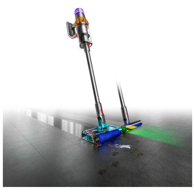 Dyson 448798-01 V15s Detect Submarine Aspirapolvere senza filo secco e bagnato ciclonica 0,76 L 240 AW 60 min colore Nichel Giallo