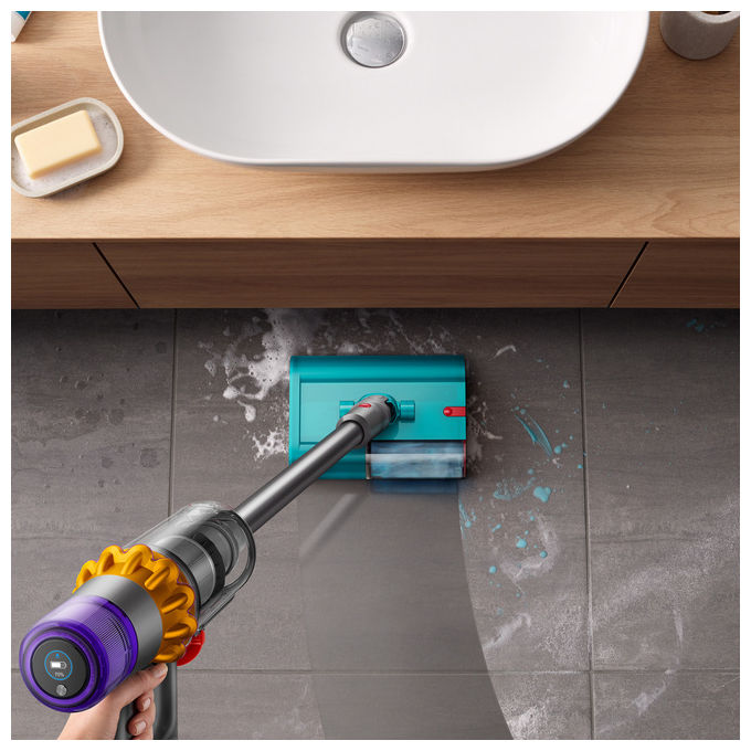 Dyson 448798-01 V15s Detect Submarine Aspirapolvere senza filo secco e bagnato ciclonica 0,76 L 240 AW 60 min colore Nichel Giallo