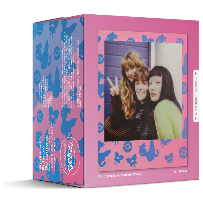 Polaroid 6658 Pellicola Istantanea a Colori per Fotocamera Go Edizione Pokémon Sylveon Confezione Doppia 16 Foto colore Multicolore