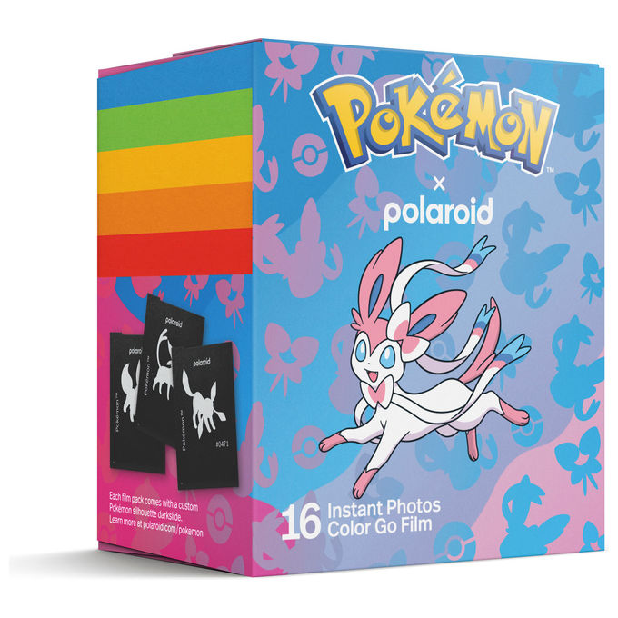 Polaroid 6658 Pellicola Istantanea a Colori per Fotocamera Go Edizione Pokémon Sylveon Confezione Doppia 16 Foto colore Multicolore