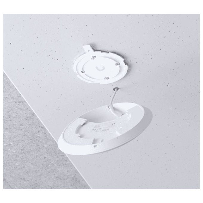 Ubiquiti U6+ Access Point WiFi 6 Dual Band 2402 Mbit-s PoE 300 utenti colore Bianco