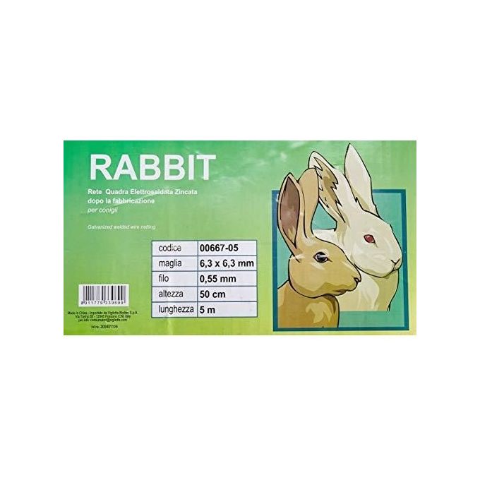 Blinky Rete Cavallino Rabbit Zincata 6,3X6X3 F0,55 5Mt H. 50Cm