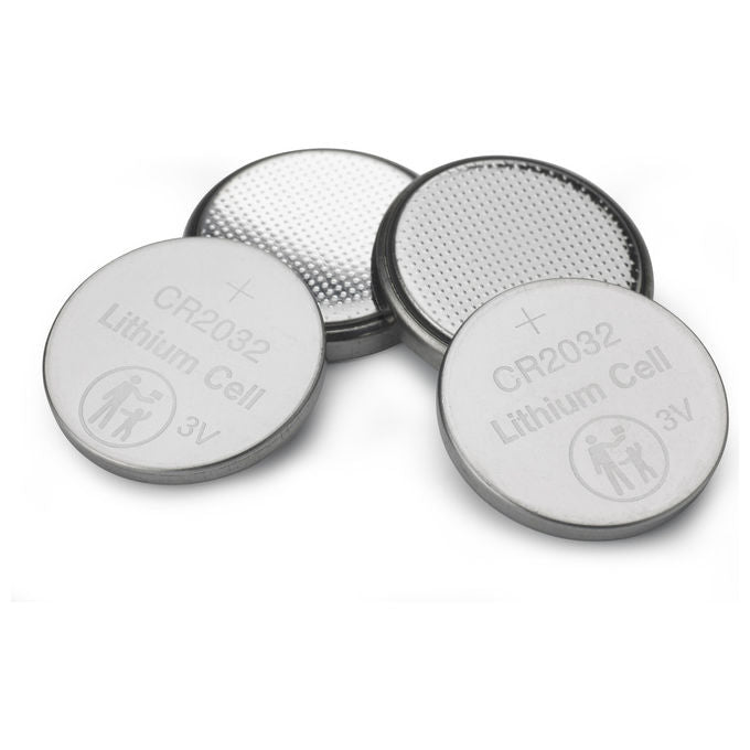 Verbatim CR2032 Batterie Litio 3V Mono Splituso Argento - Confezione da 4 - 20mm x 3.2mm