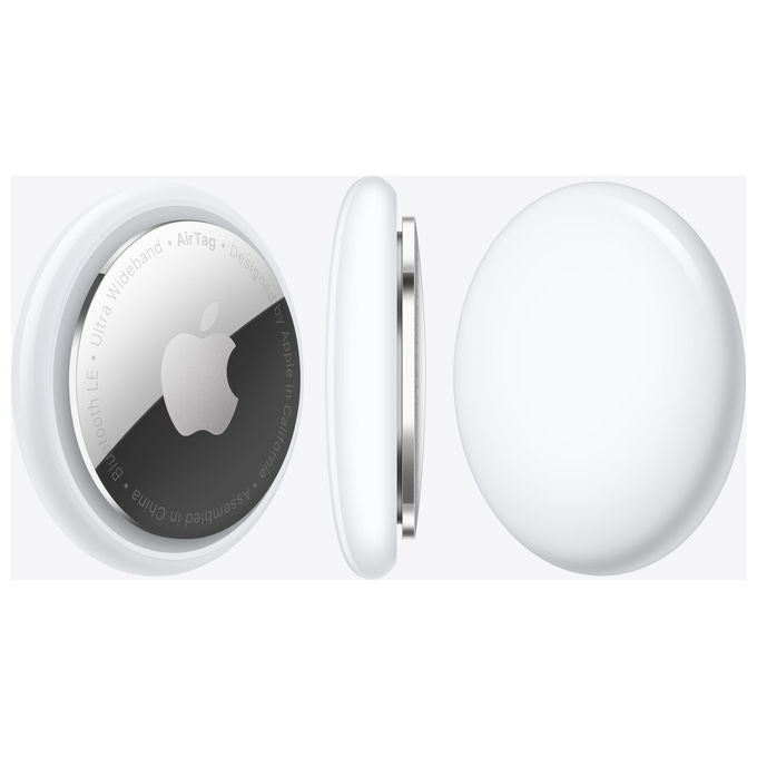 Apple AirTag Cercatore Argento e Bianco IP67 Bluetooth NFC per iOS 14.5+