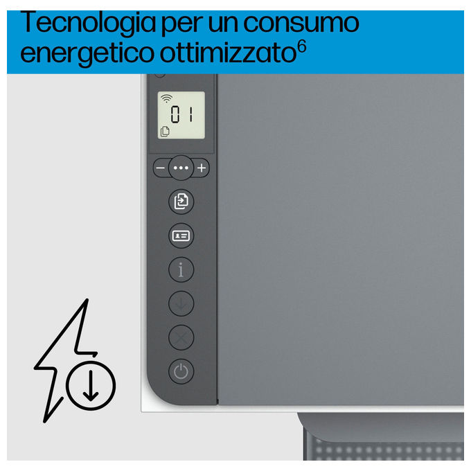 HP 6GW99F LaserJet M234dw Stampante Multifunzione Laser A4 Mono 29 ppm Wi-Fi Ethernet USB colore Grigio