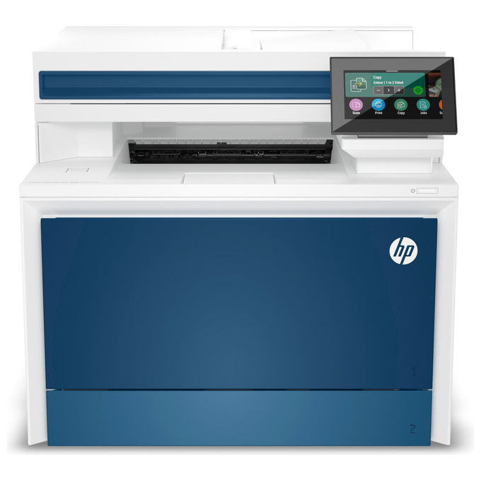 HP 4RA84F Color LaserJet Pro 4302fdn Stampante Multifunzione Laser A4 a colori 33 ppm Fronte Retro Fax DADF Touchscreen 4.3'' colore Blu